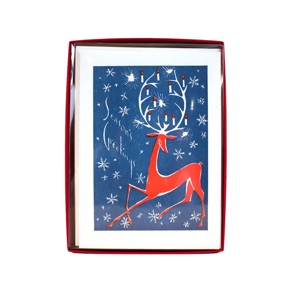 Saturn Press Lucia Box of 8 Holiday Cards