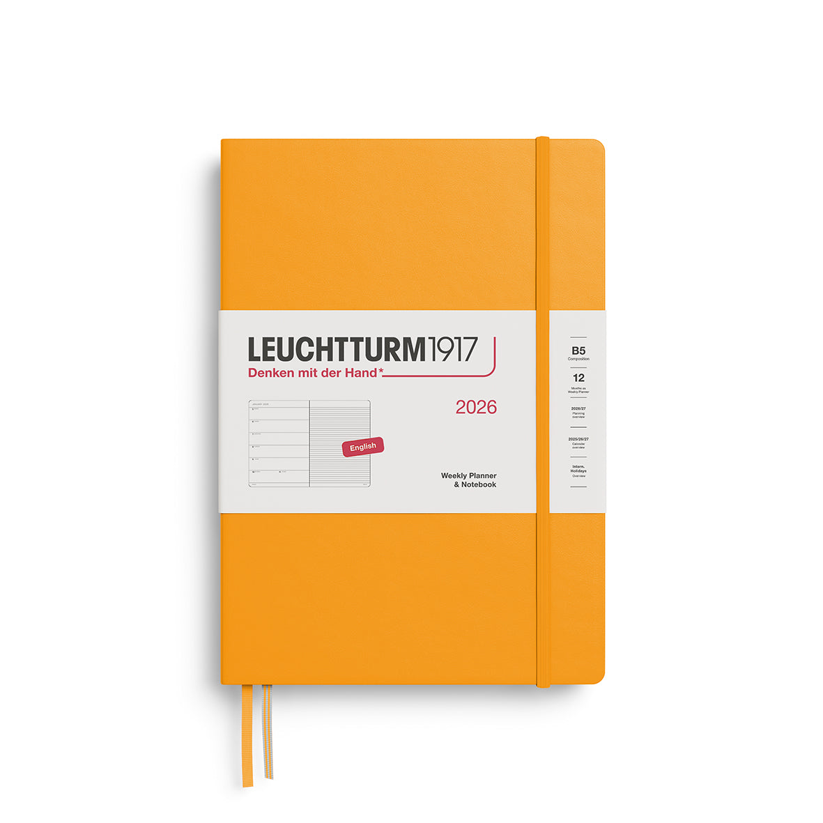 Leuchtturm1917 Weekly Planner & Notebook Composition (B5) 2026