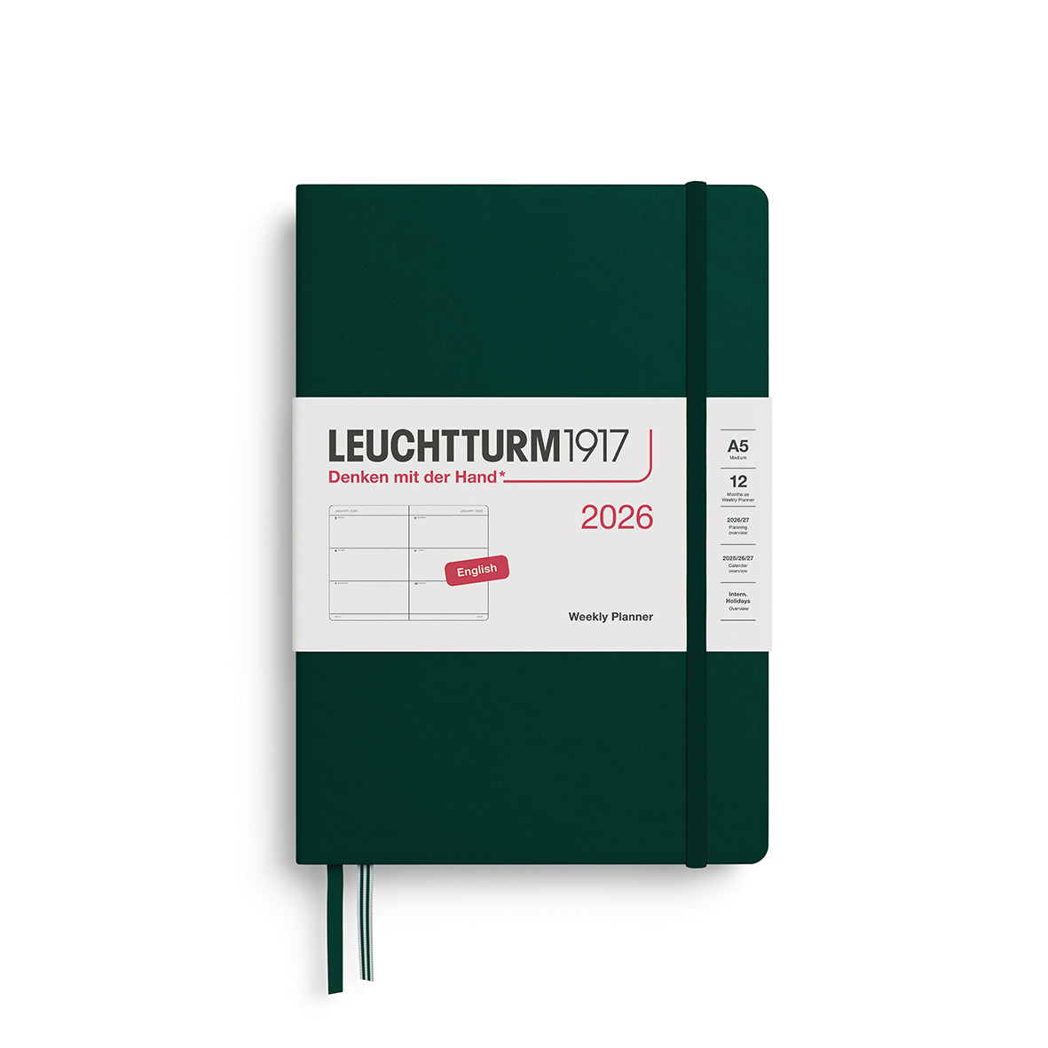 Leuchtturm1917 Weekly Planner Medium (A5) 2026