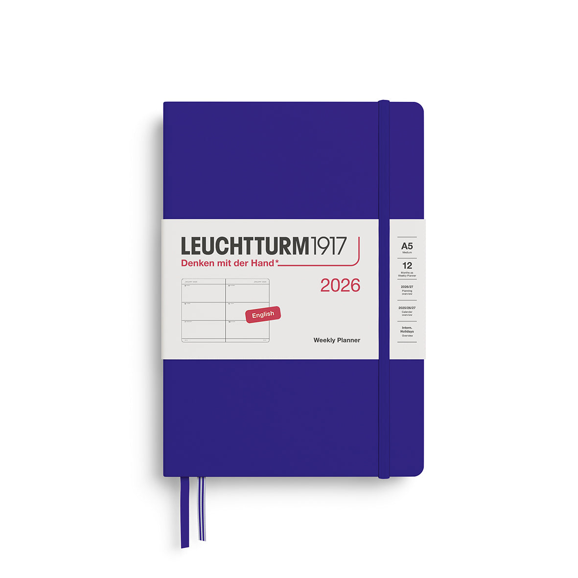 Leuchtturm1917 Weekly Planner Medium (A5) 2026