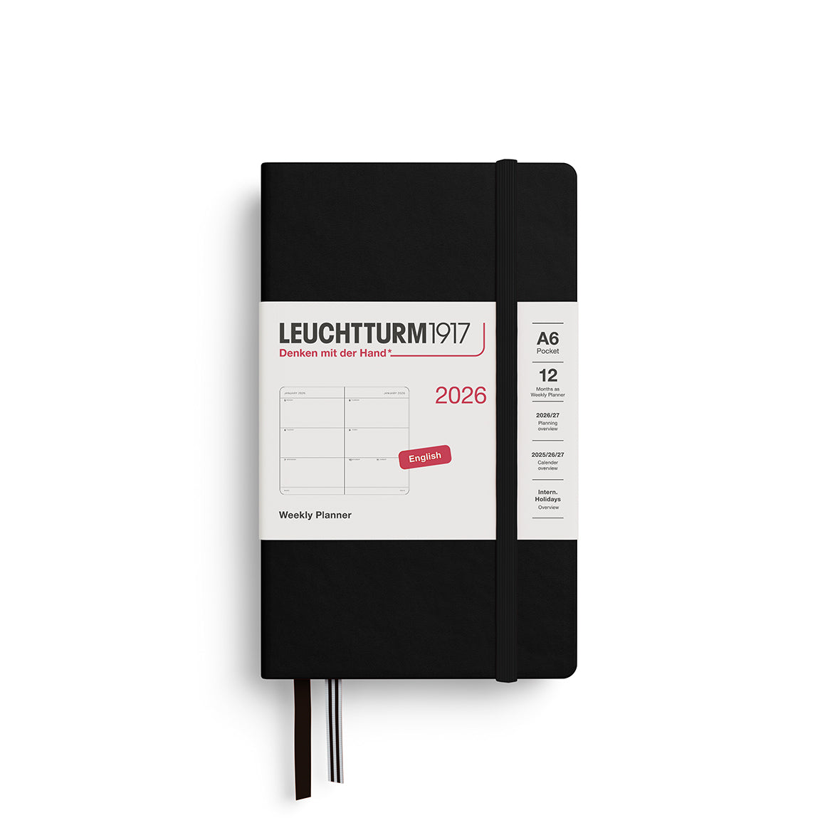 Leuchtturm1917 Weekly Planner Pocket (A6) 2026