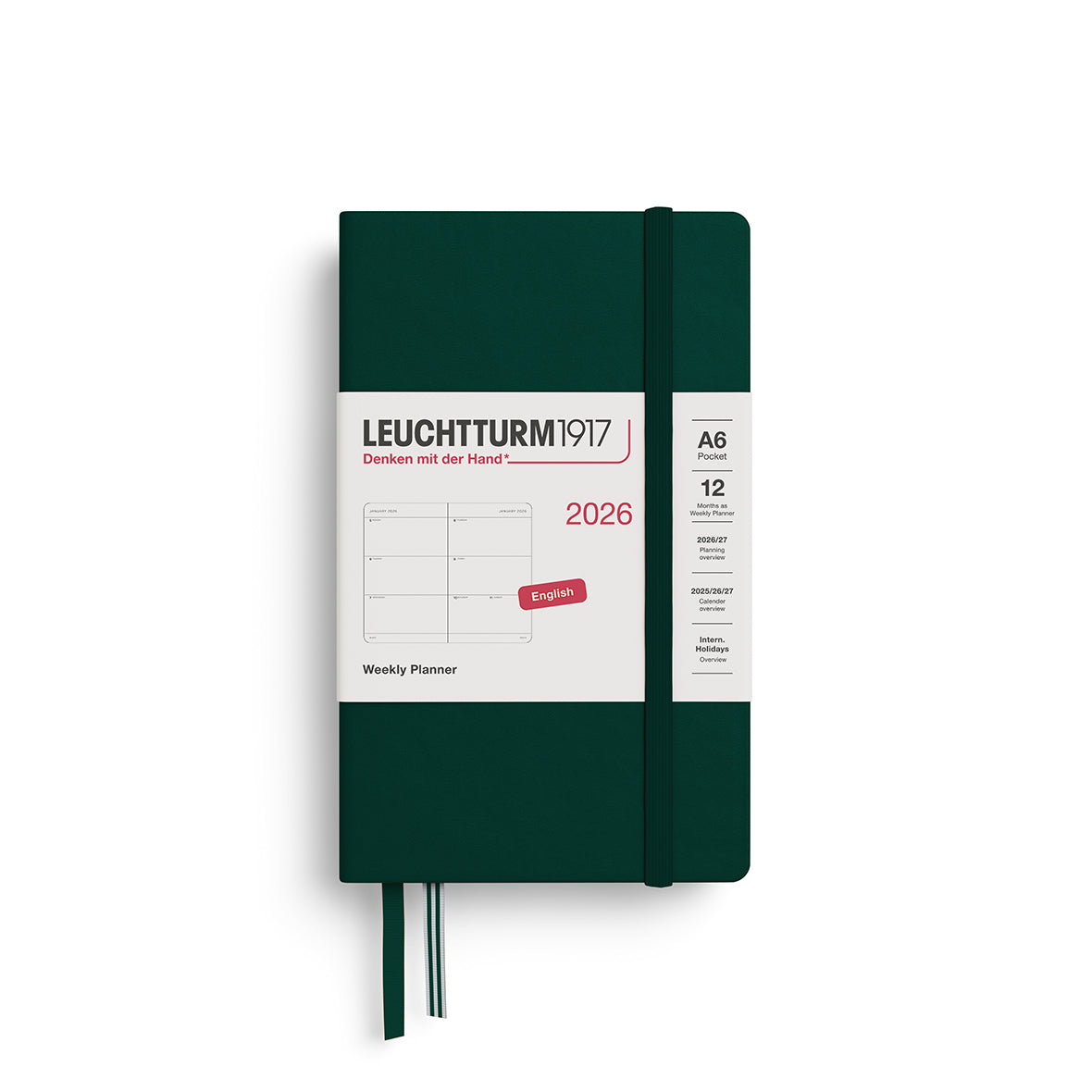 Leuchtturm1917 Weekly Planner Pocket (A6) 2026