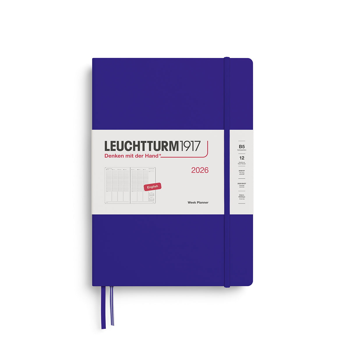Leuchtturm1917 Week Planner Composition (B5) 2026