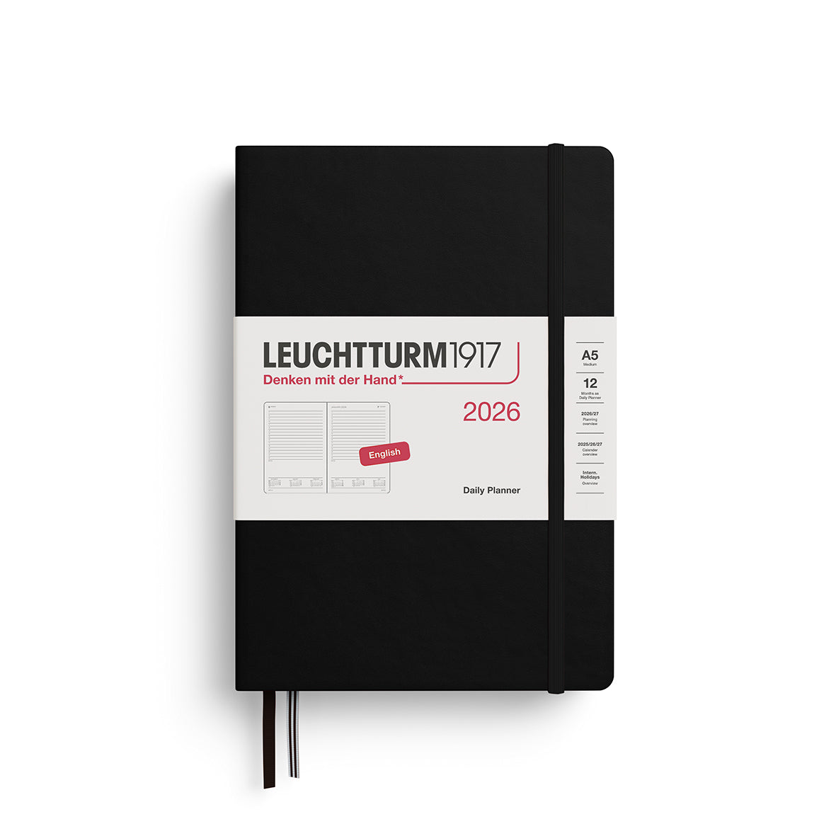 Leuchtturm1917 Daily Planner Medium (A5) 2026