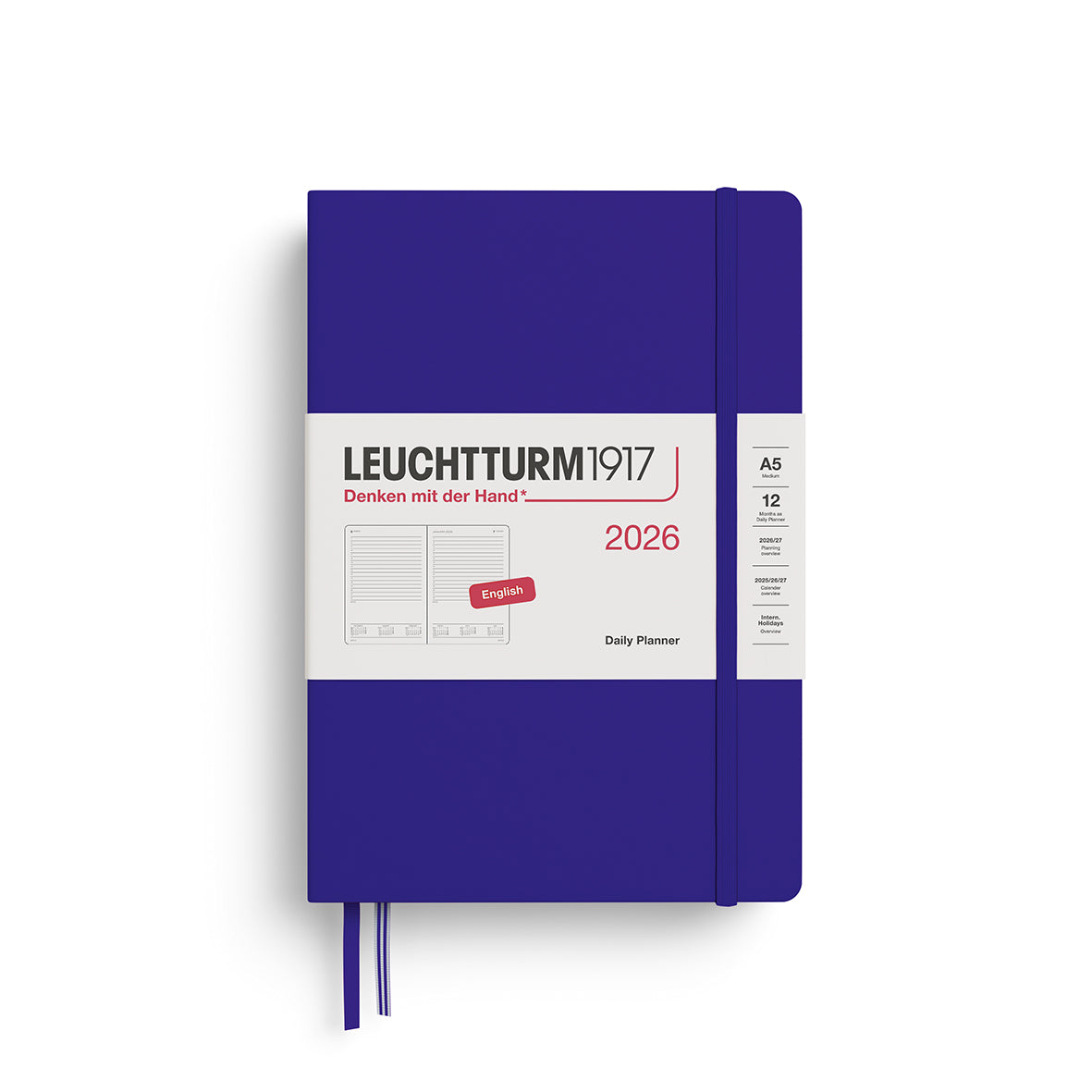 Leuchtturm1917 Daily Planner Medium (A5) 2026