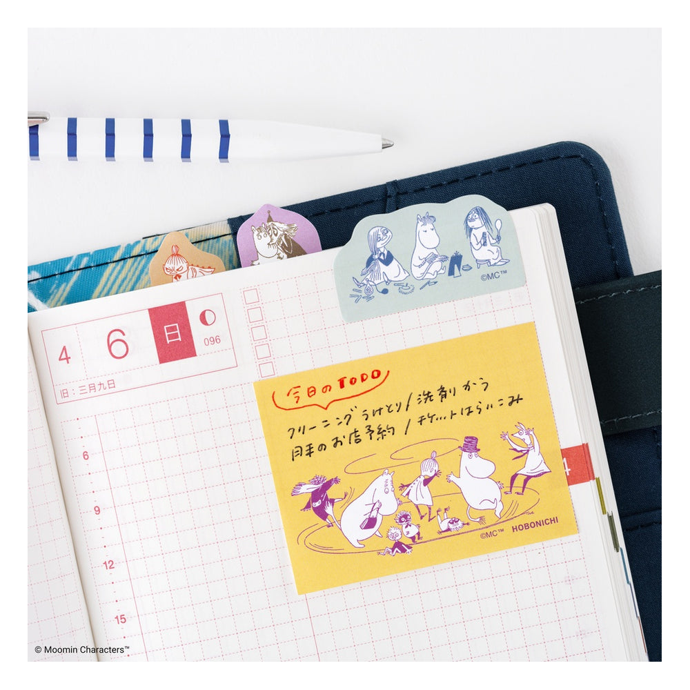 Hobonichi Moomin: Index Sticky Notes (Friends of Moominvalley)