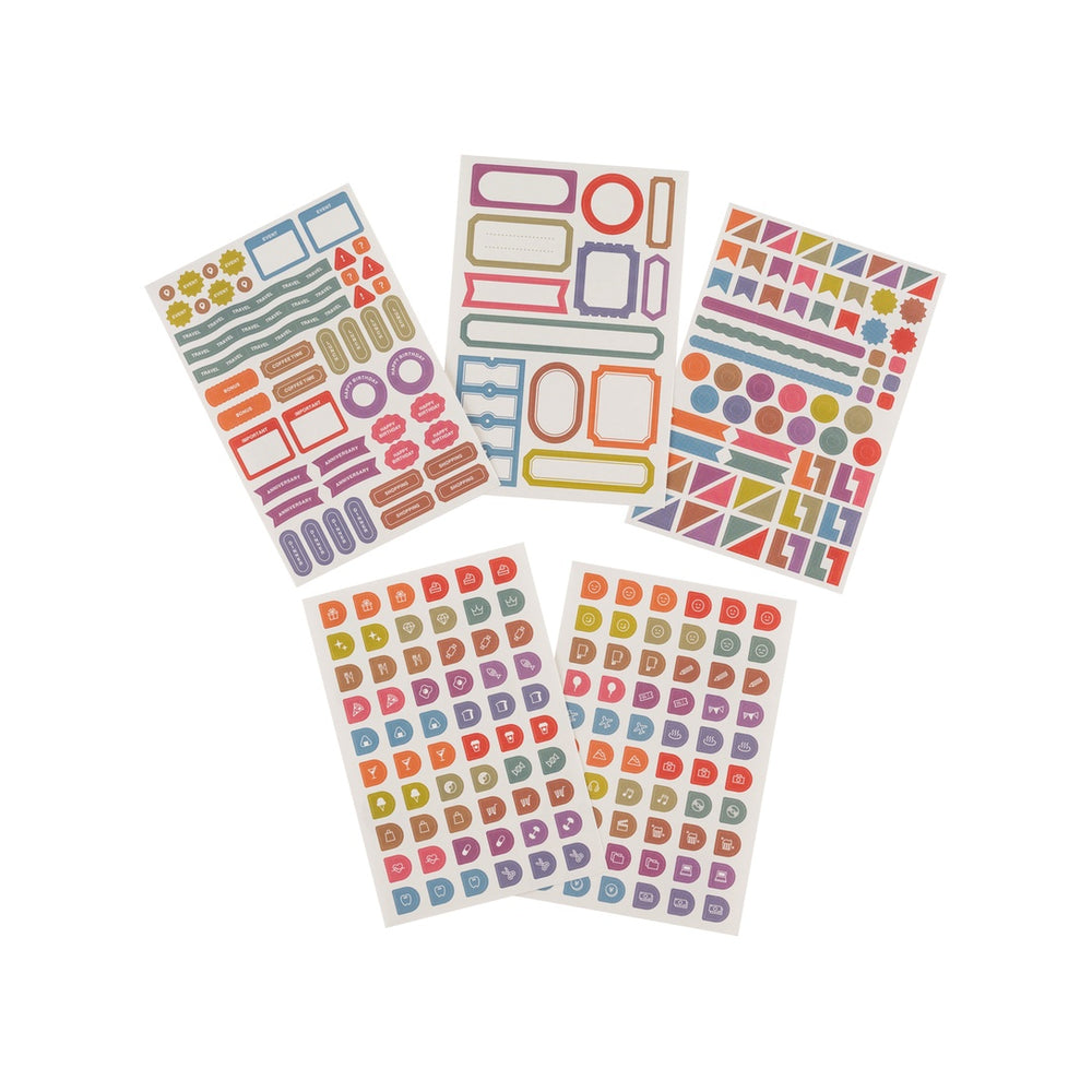 Hobonichi TSUKI no IRO: Sticker Set (Schedule)