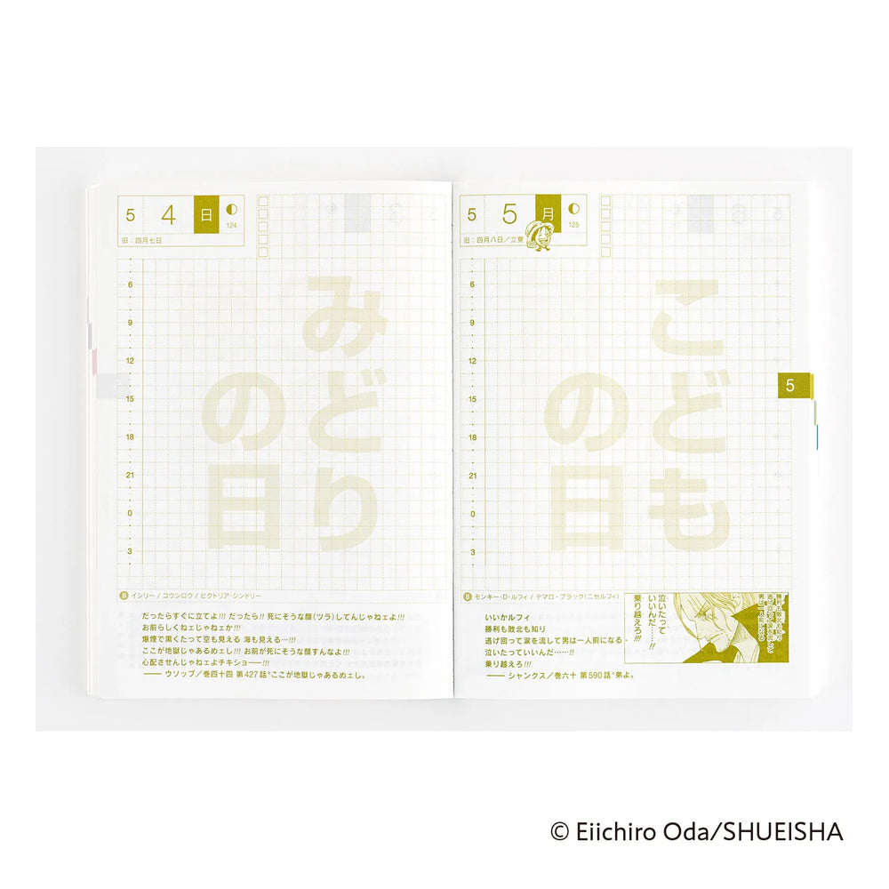Hobonichi A6 Original Japanese Book ONE PIECE Edition 2026
