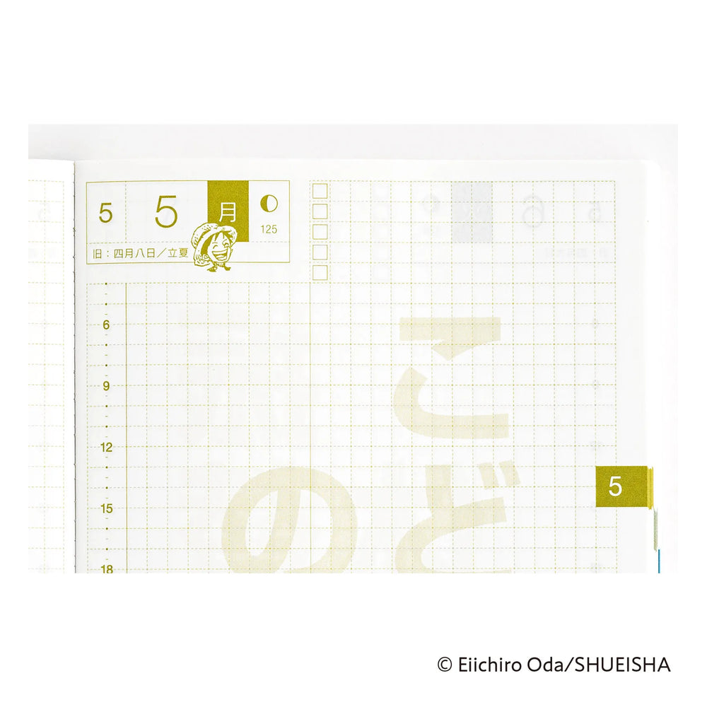 Hobonichi A6 Original Japanese Book ONE PIECE Edition 2026