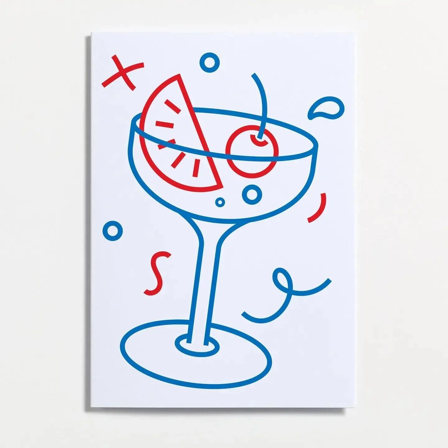 Crispin Finn Cocktail Glass Card