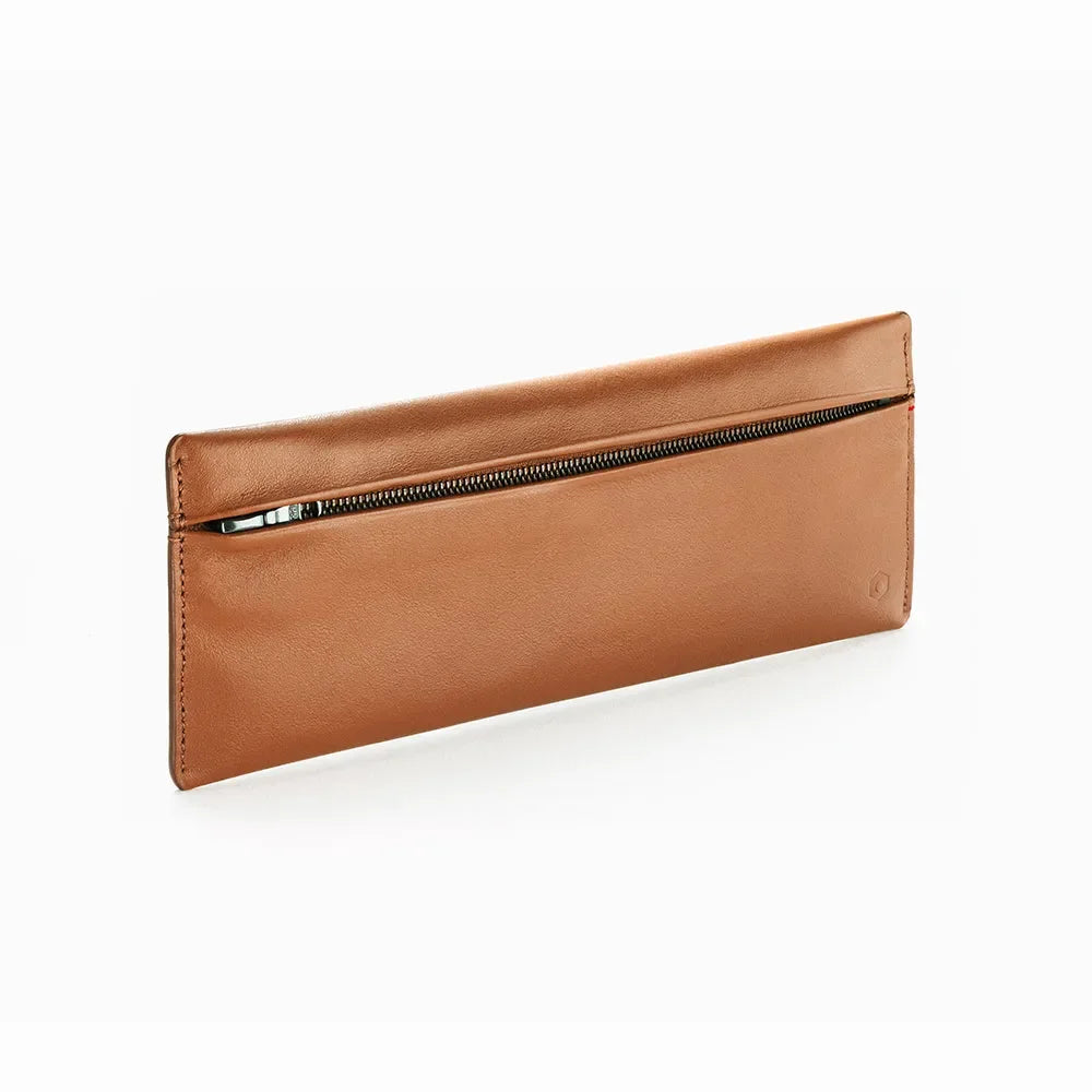 Caran d'Ache "Collection Cuir" Zipped Pen Case Camel