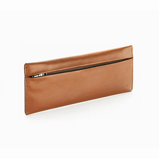 Caran d'Ache "Collection Cuir" Zipped Pen Case Camel