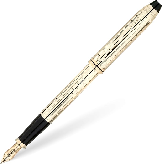 Cross Townsend Fountain Pen, Fine Gold Filled / Rolled Gold