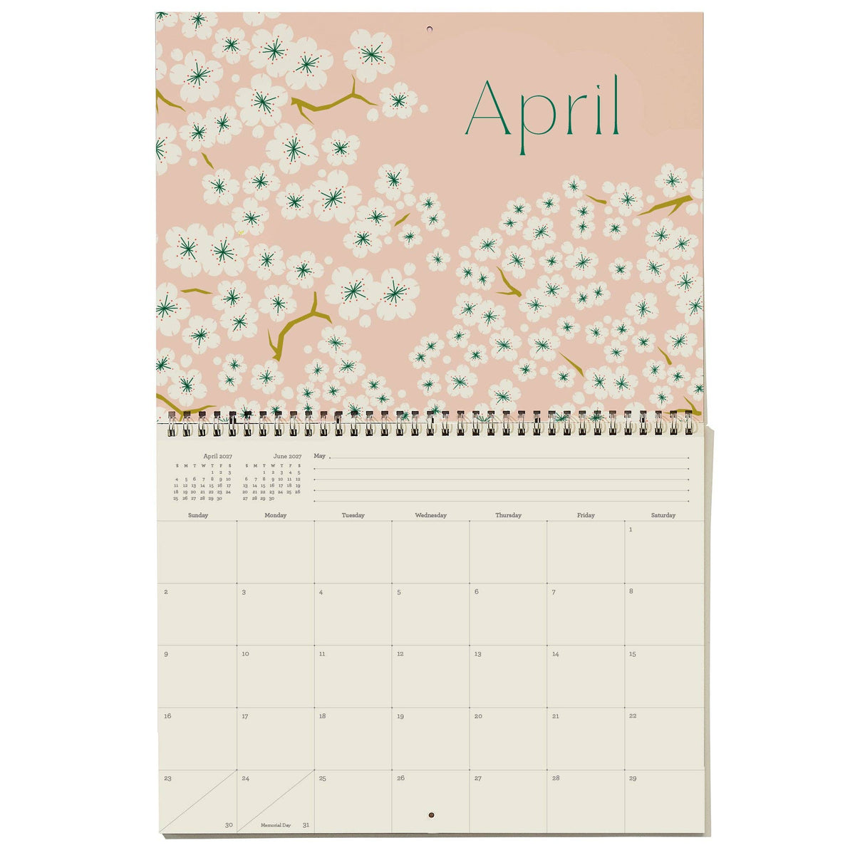 Snow & Graham 2027 Write-On Calendar, view 6