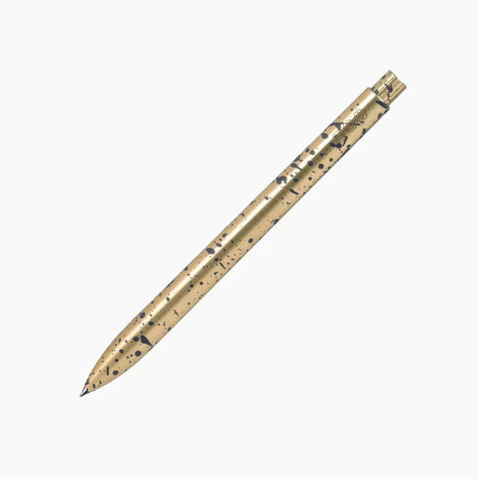 AJOTO for Laywine's Navy Speckle Brass Rollerball Pen