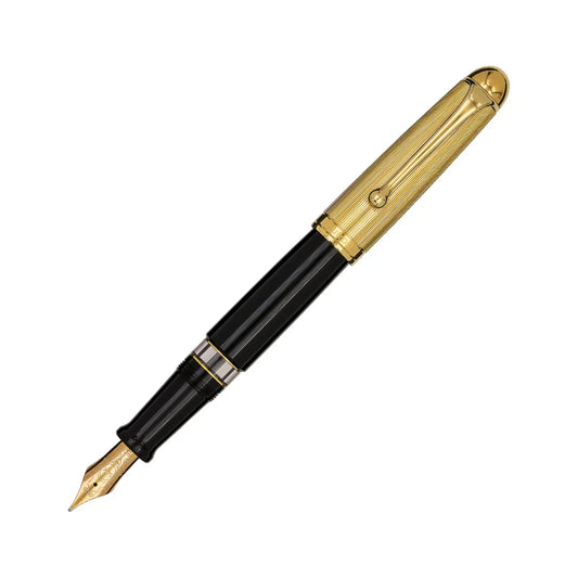 Aurora 88 Gold Plated Cap Large Fountain Pen