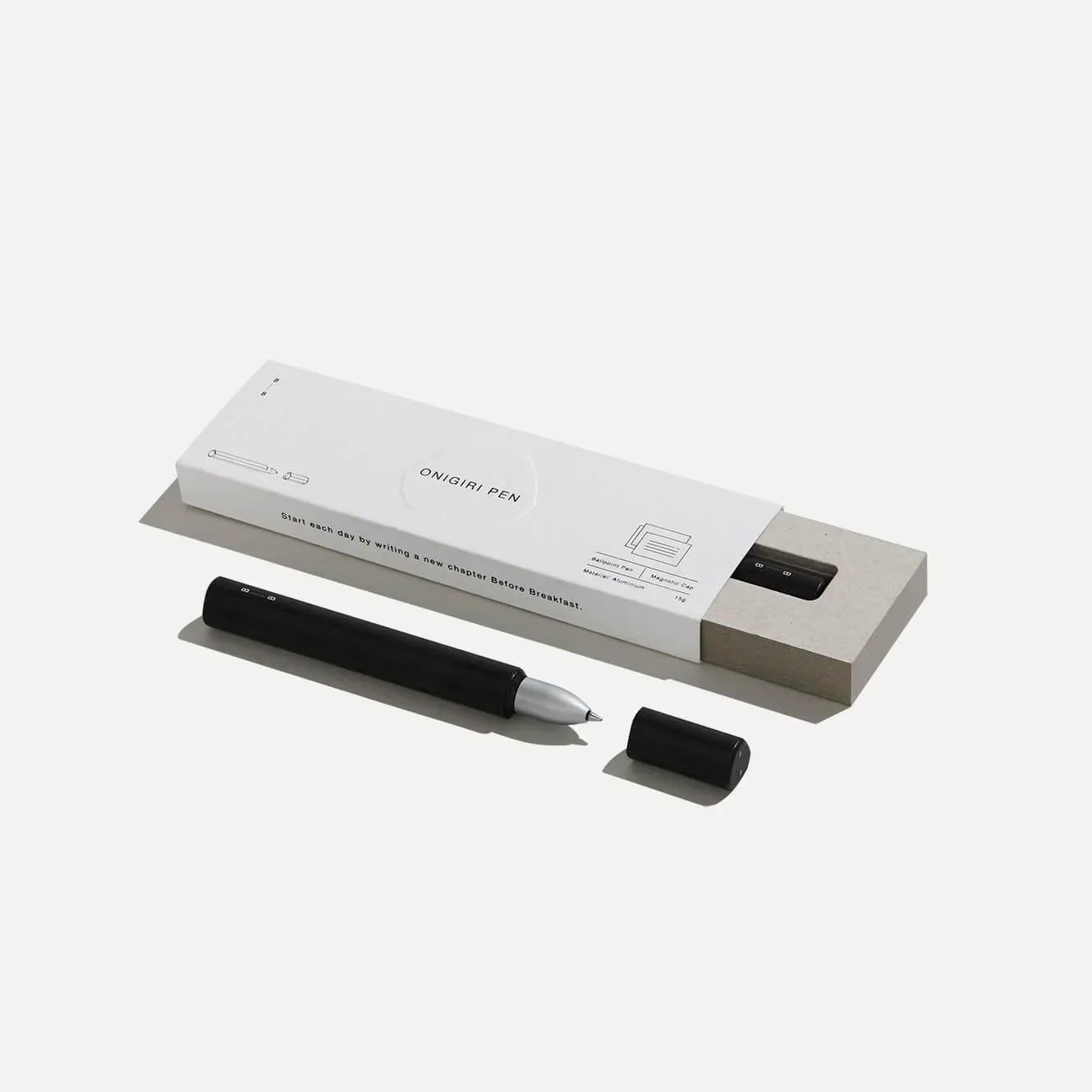 Before Breakfast Onigiri Pen For The Desk Black