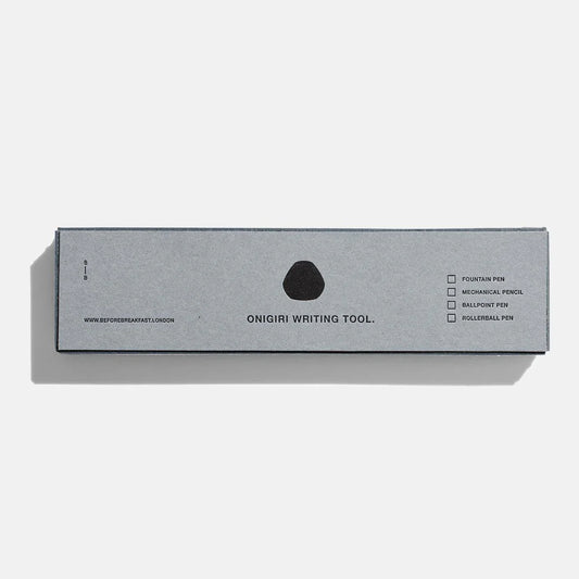 Before Breakfast Onigiri Ballpoint Pen Silver Raw