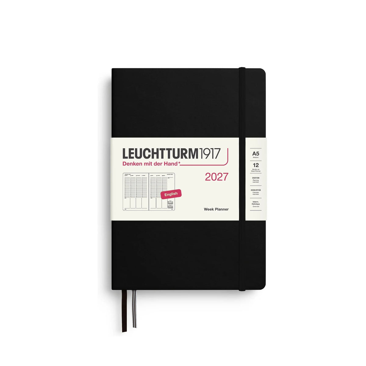 Leuchtturm1917 Week Planner Medium (A5) 2027