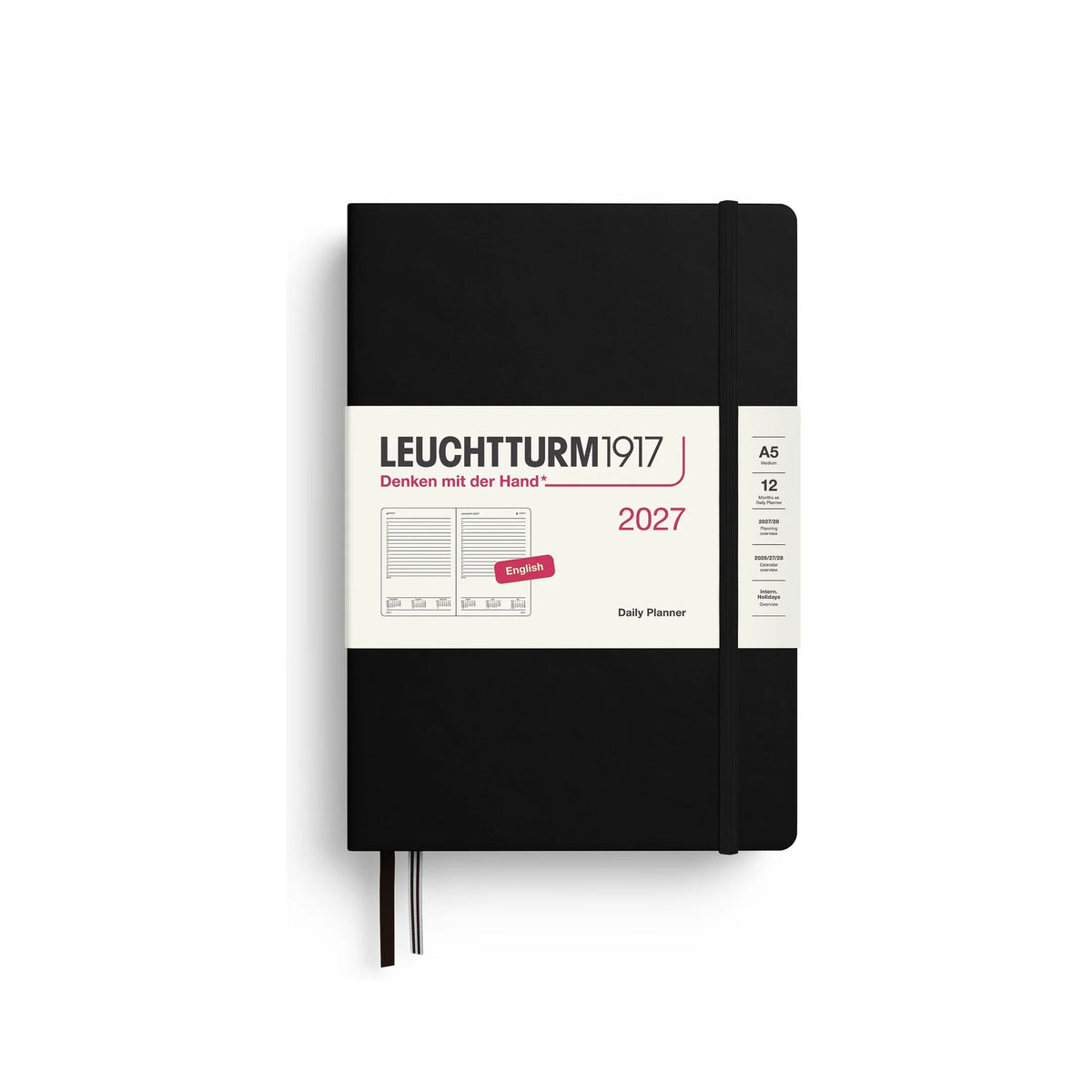 Leuchtturm1917 Daily Planner Medium (A5) 2027