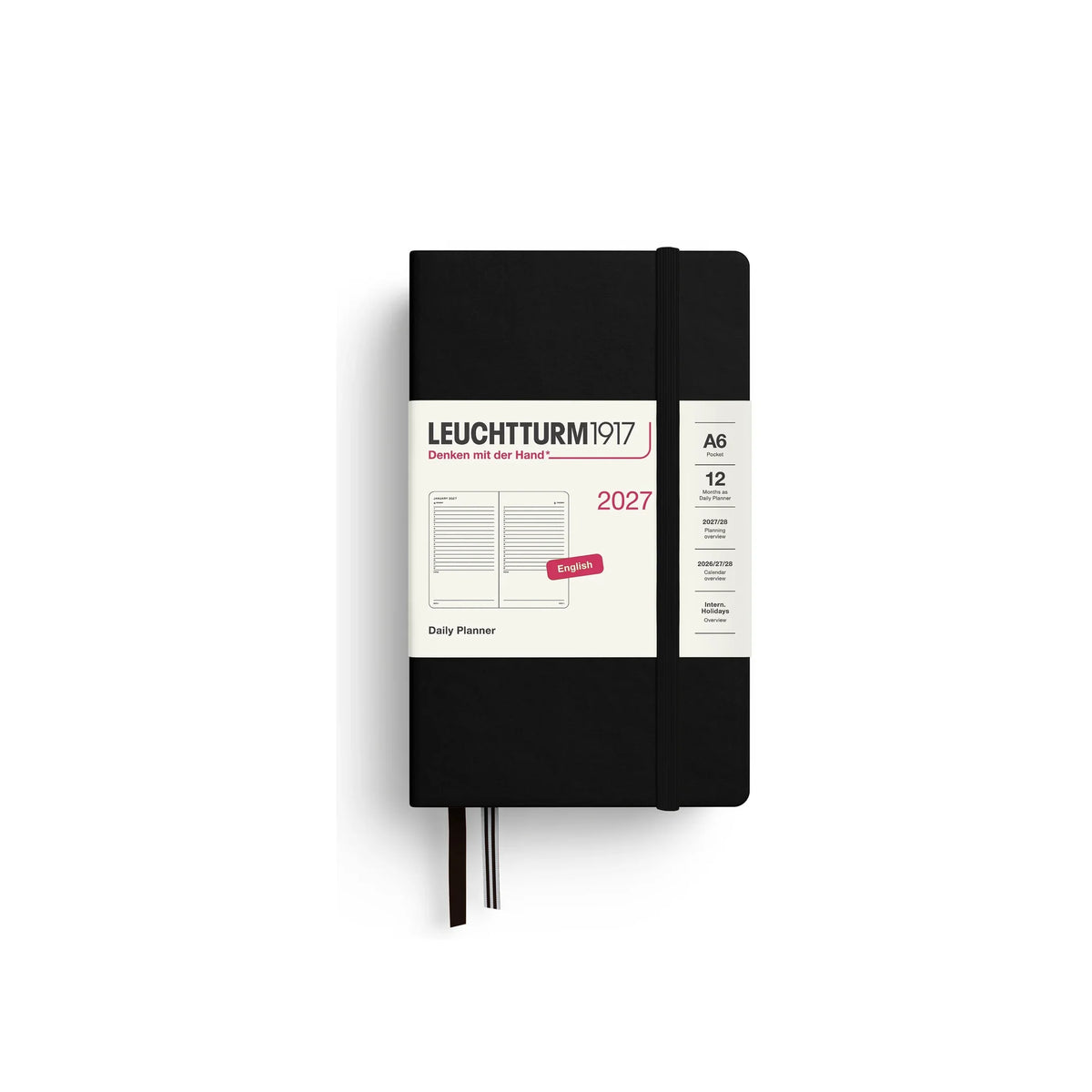 Leuchtturm1917 Daily Planner Pocket (A6) 2027
