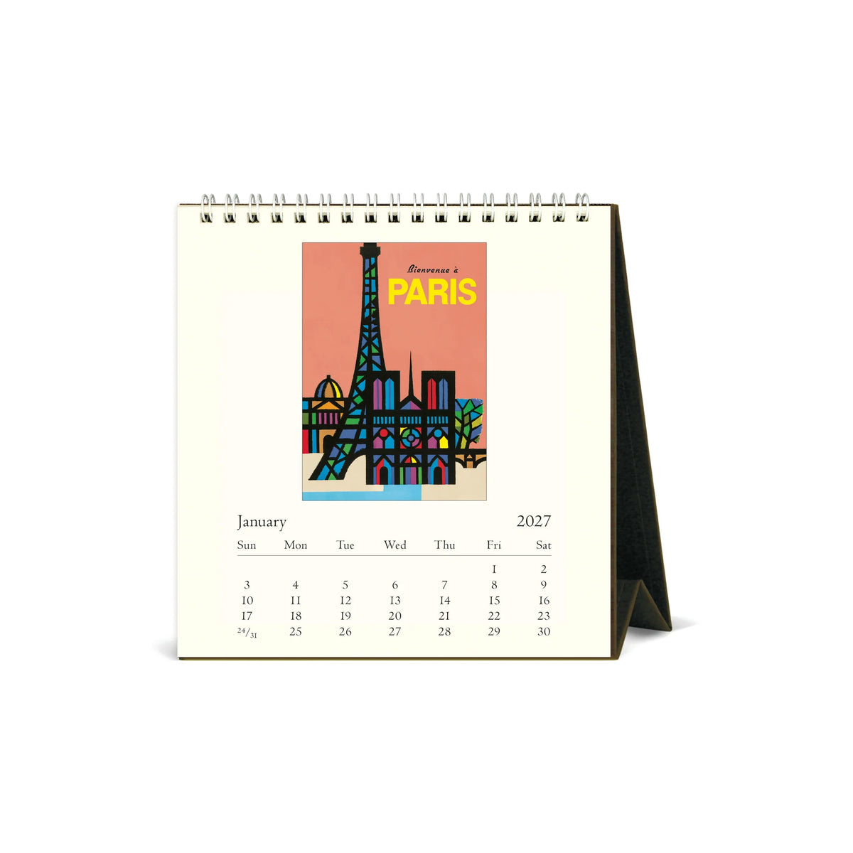 Cavallini Paris Desk Calendar 2027