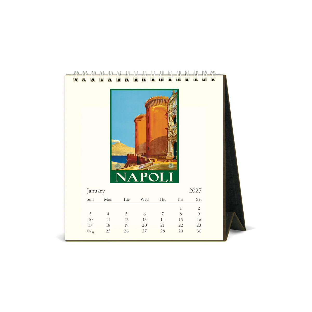Cavallini Italia Desk Calendar 2027