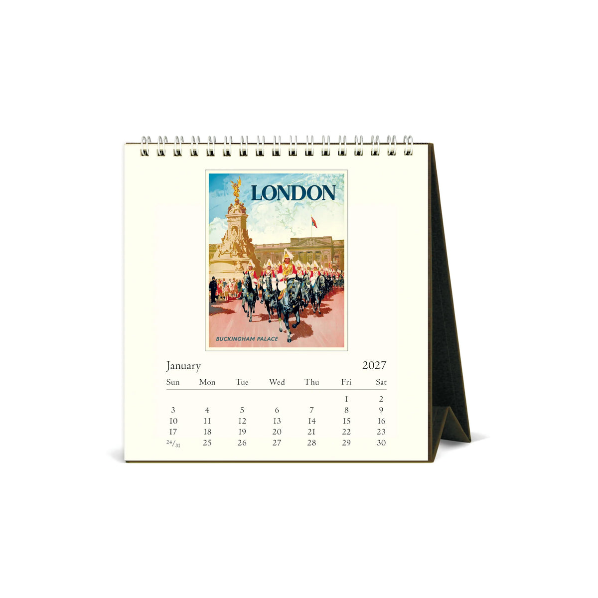 Cavallini London Desk Calendar 2027