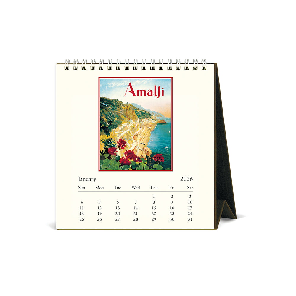 Cavallini Italia Desk Calendar 2026