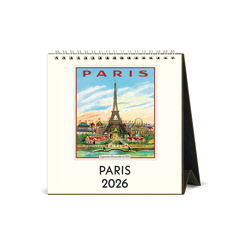 Cavallini Paris Desk Calendar 2026