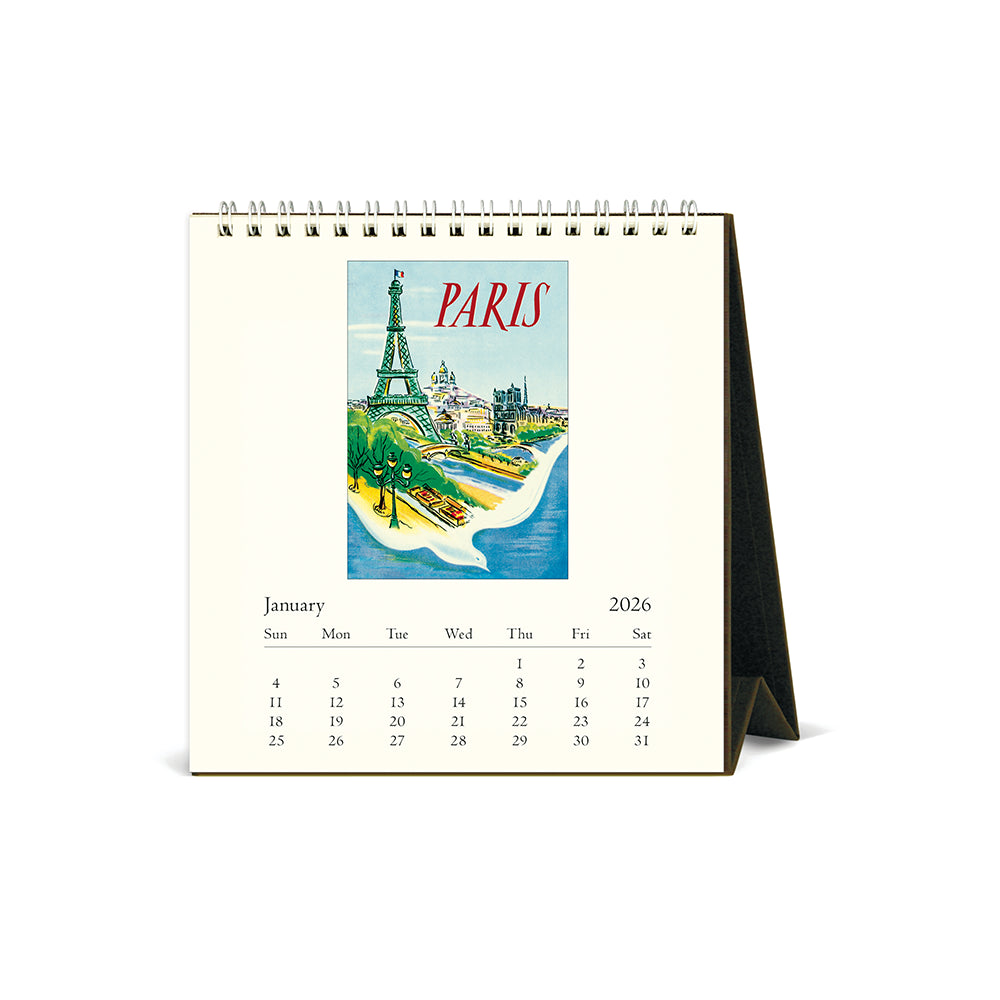 Cavallini Paris Desk Calendar 2026