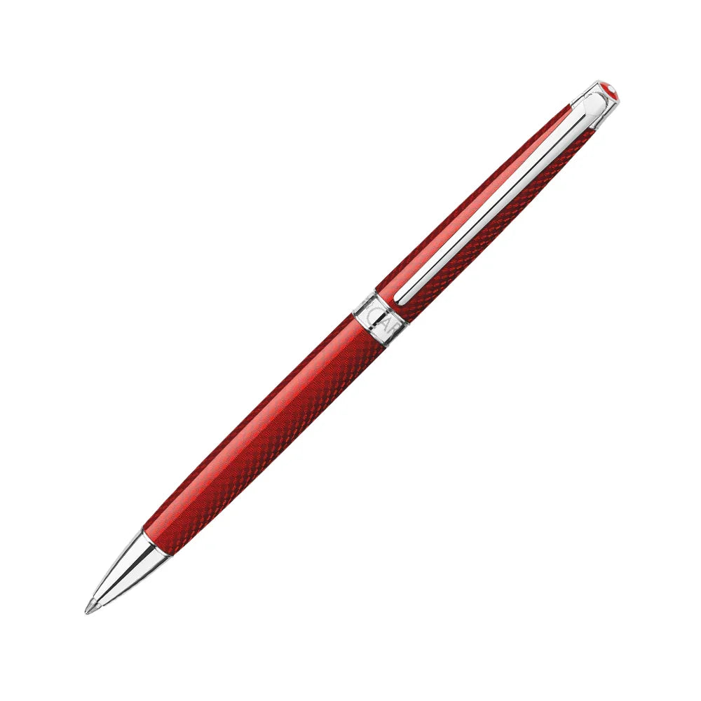 Caran d'Ache Léman Slim Rouge Carmin Ballpoint Pen
