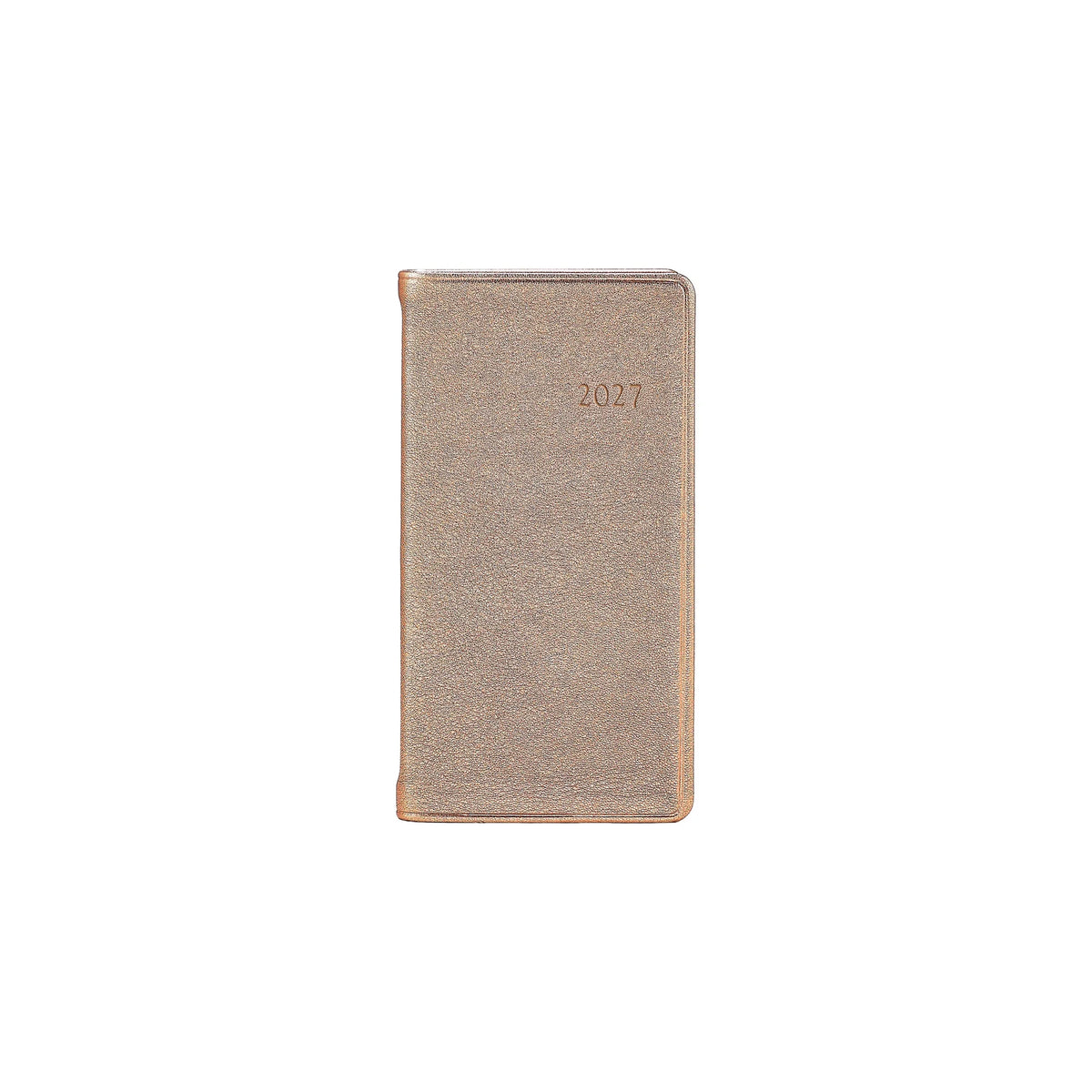 Graphic Image 2027 6" Pocket Datebook Goatskin Leather