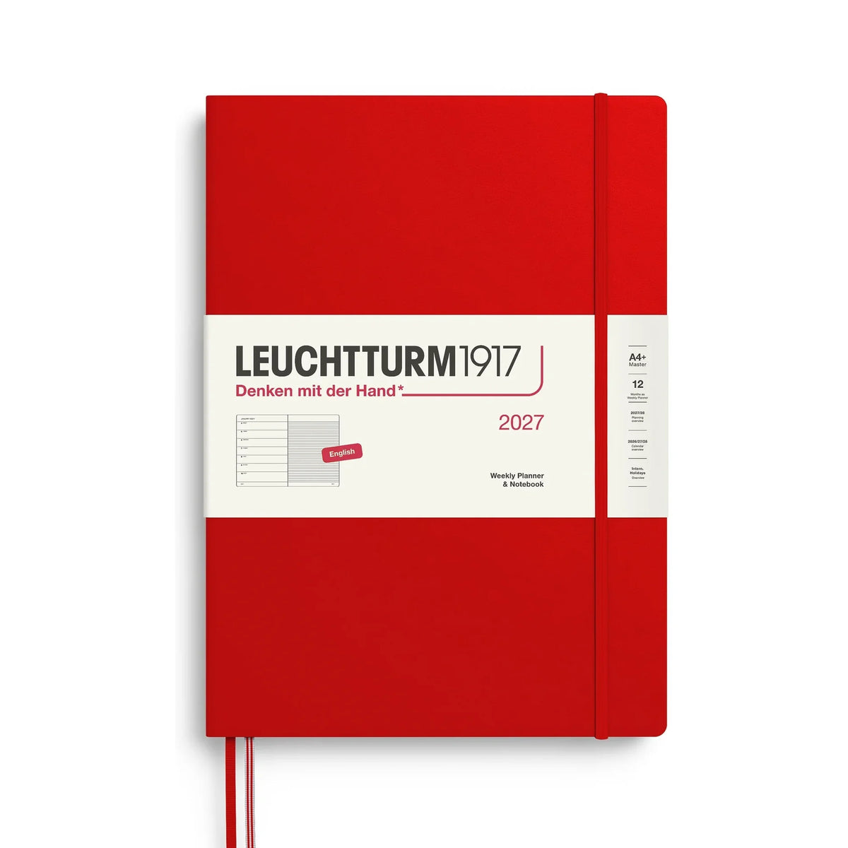 Leuchtturm1917 Weekly Planner & Notebook Master (A4+) 2027