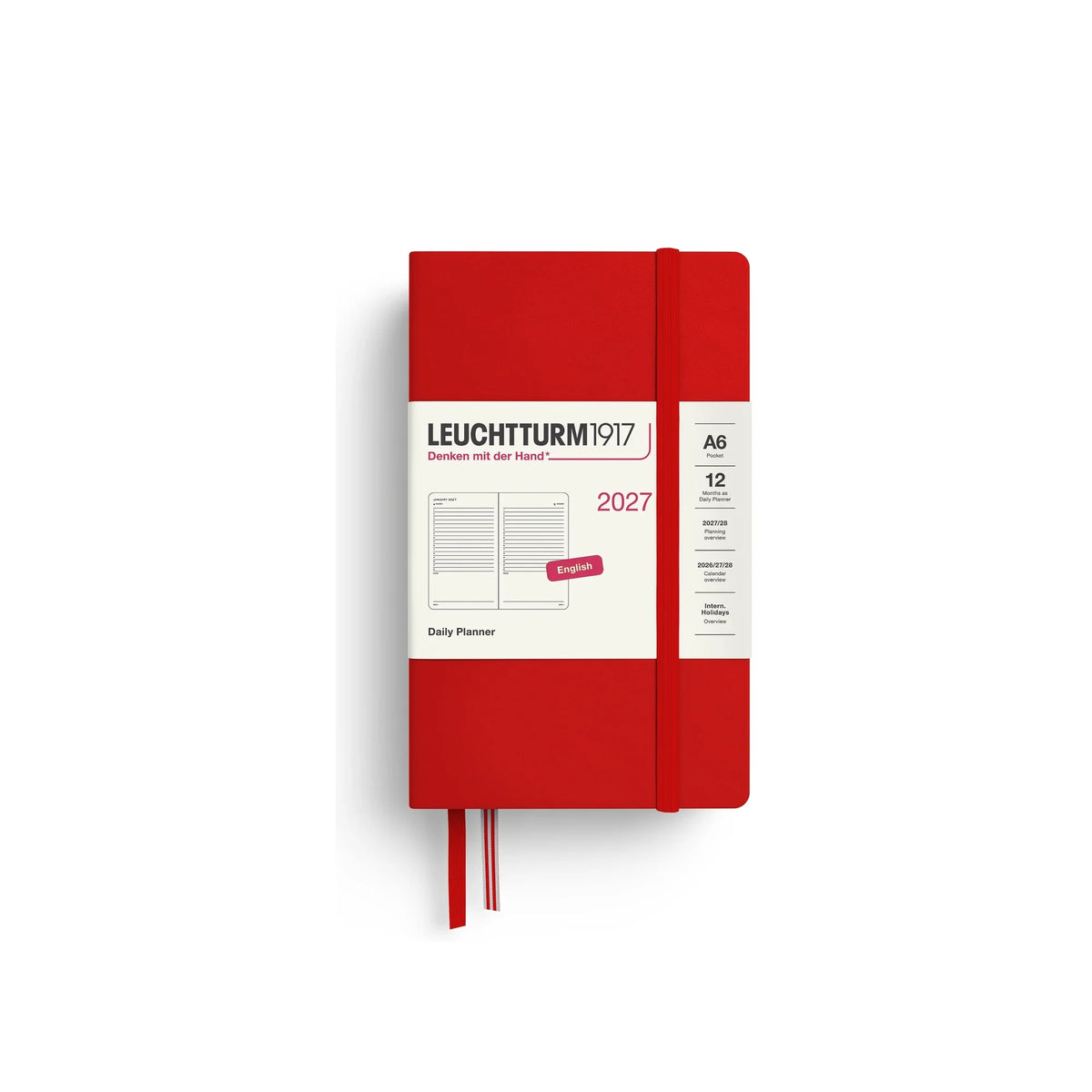 Leuchtturm1917 Daily Planner Pocket (A6) 2027