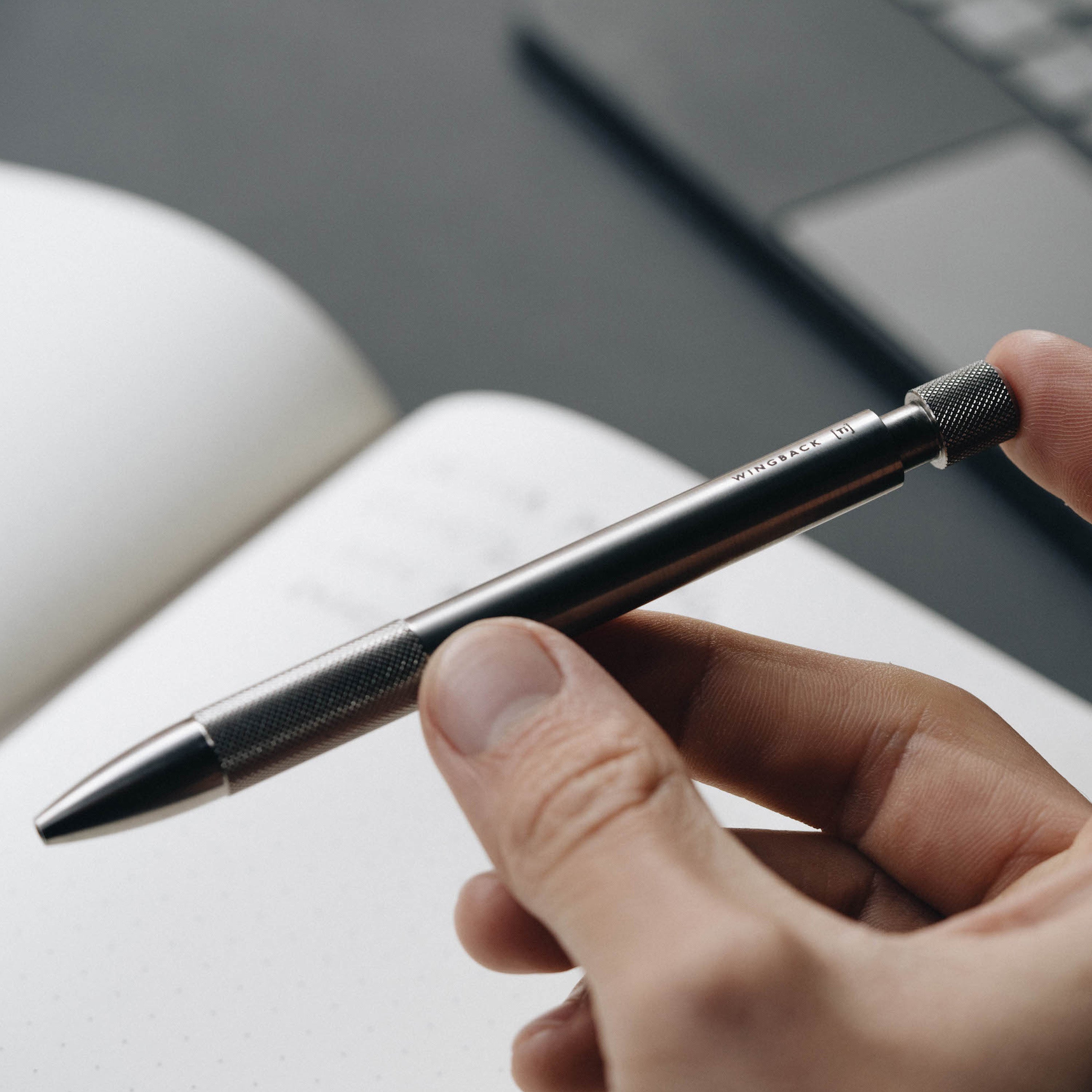 Wingback Titanium Mechanical Pen