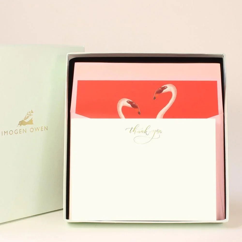 Imogen Owen Flamingo Thank You Correspondence Set