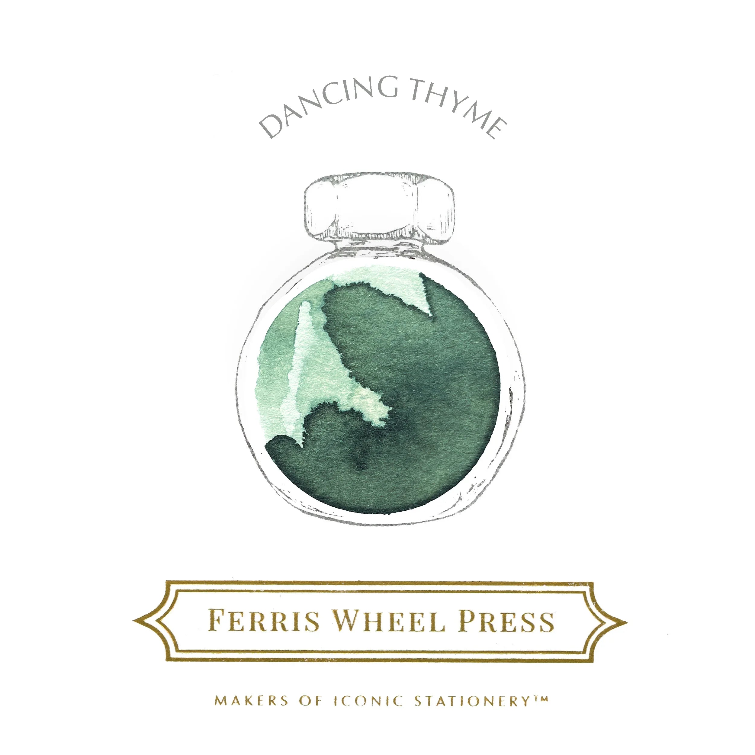 Ferris Wheel Press Dancing Thyme Ink Bottle 38ml