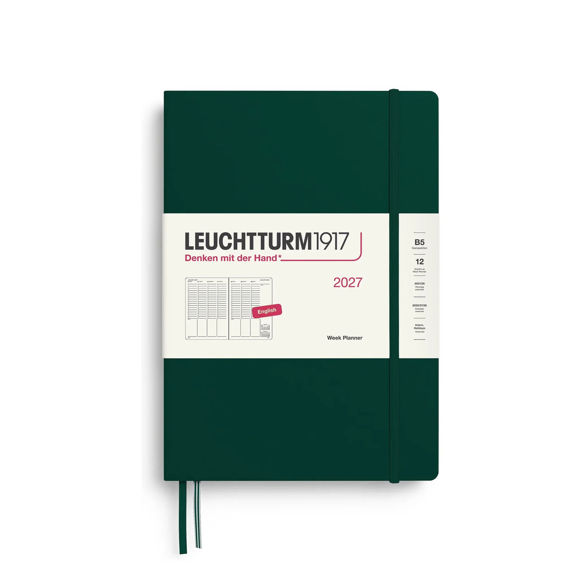 Leuchtturm1917 Week Planner Composition (B5) 2027