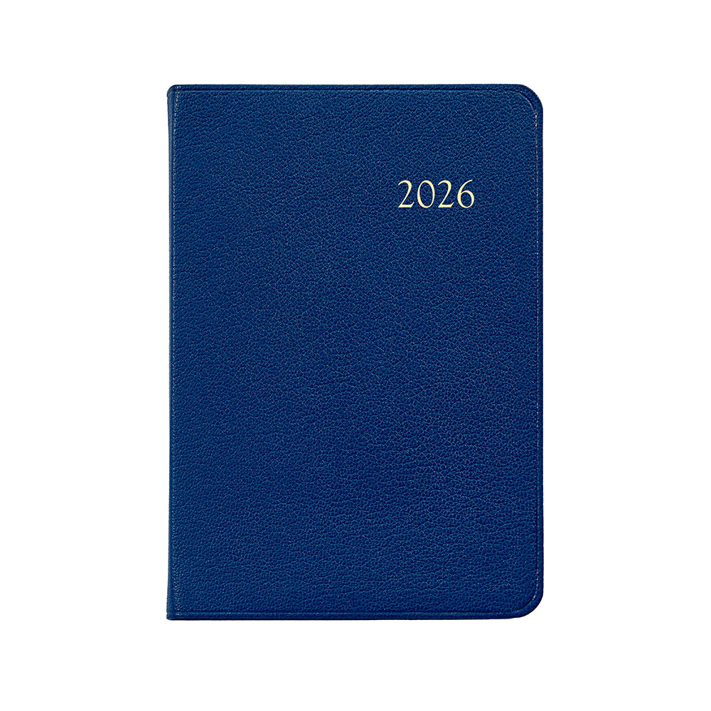 Graphic Image 2026 Daily Journal Goatskin Leather