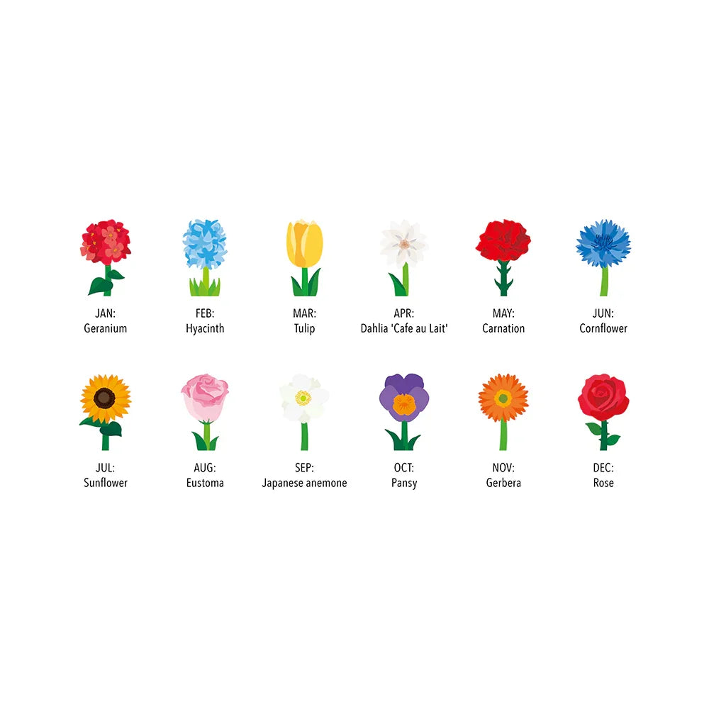 Good Morning Flowers Calendar 2026