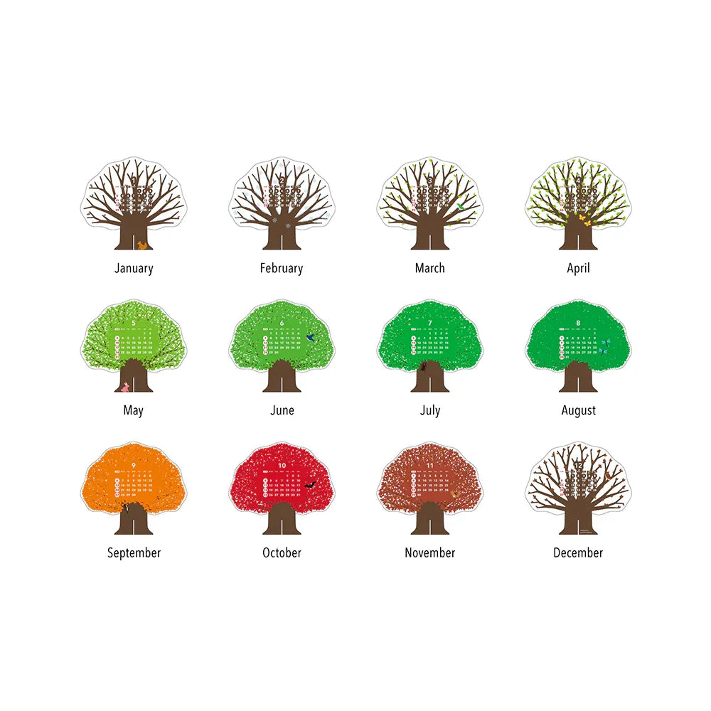 Good Morning Tree Calendar 2026