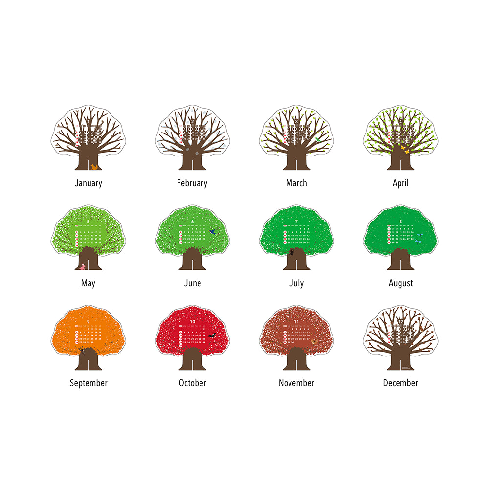 Good Morning Tree Calendar 2027