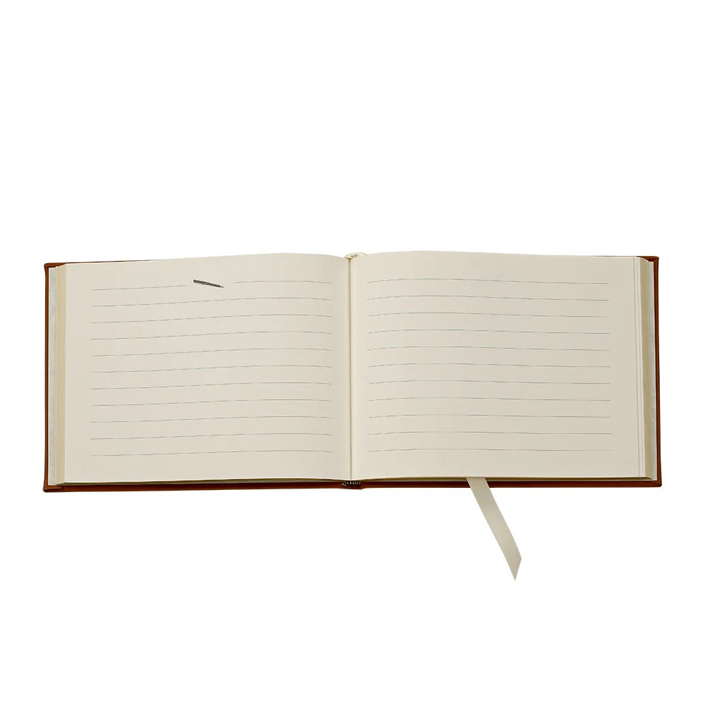 Graphic Image Leather Guest Book