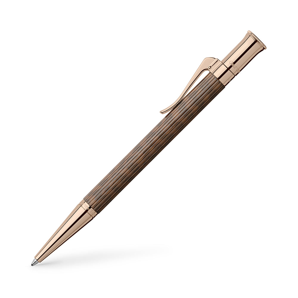 Graf von Faber-Castell Classic Snake Wood Rose Gold Ballpoint Pen