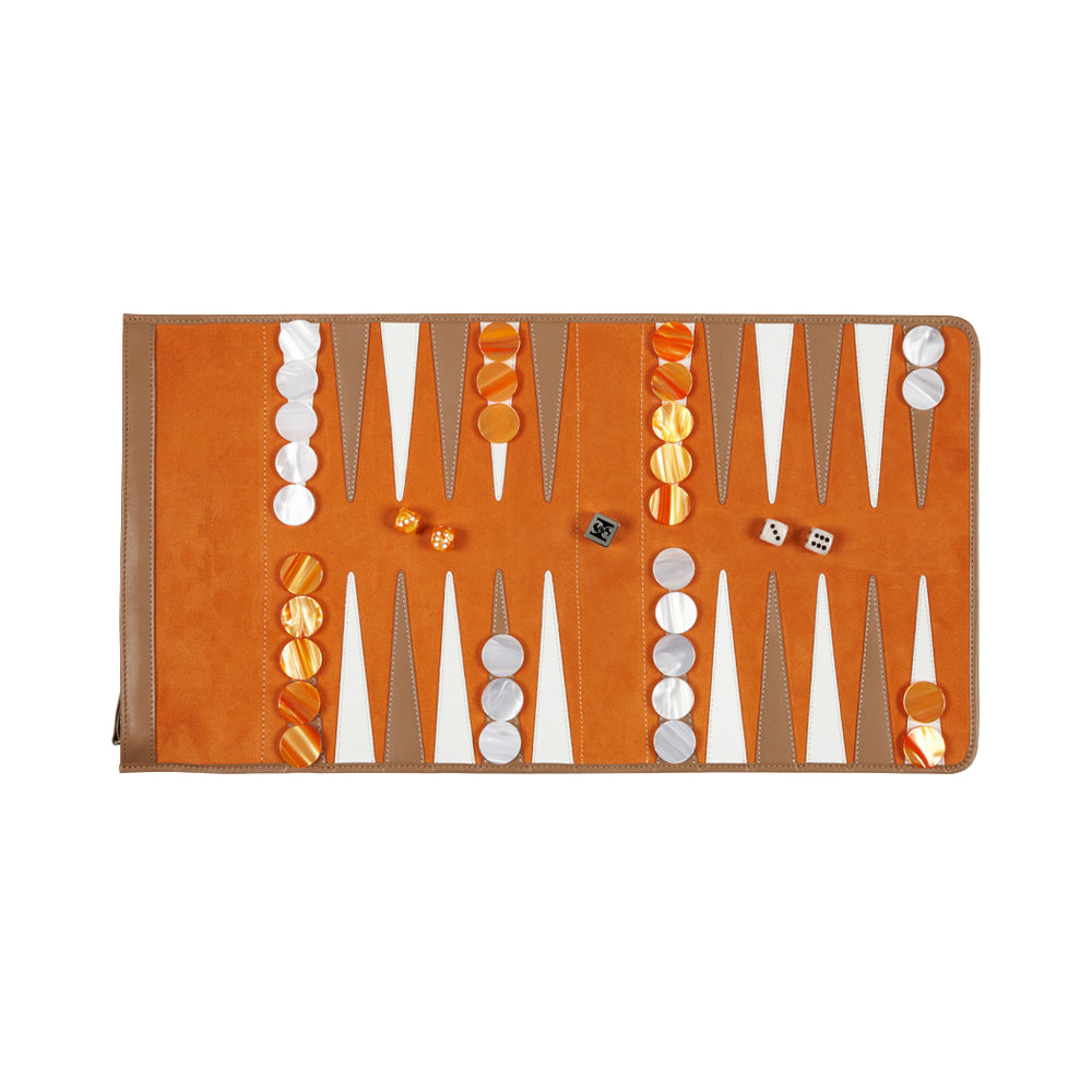 Hector Saxe Travel Backgammon Set