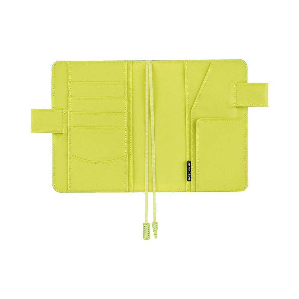 Hobonichi A6 Cover Colors: Aqua Lime