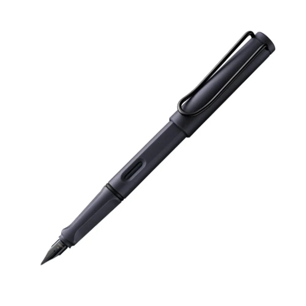 LAMY Safari Steel Black Fountain Pen