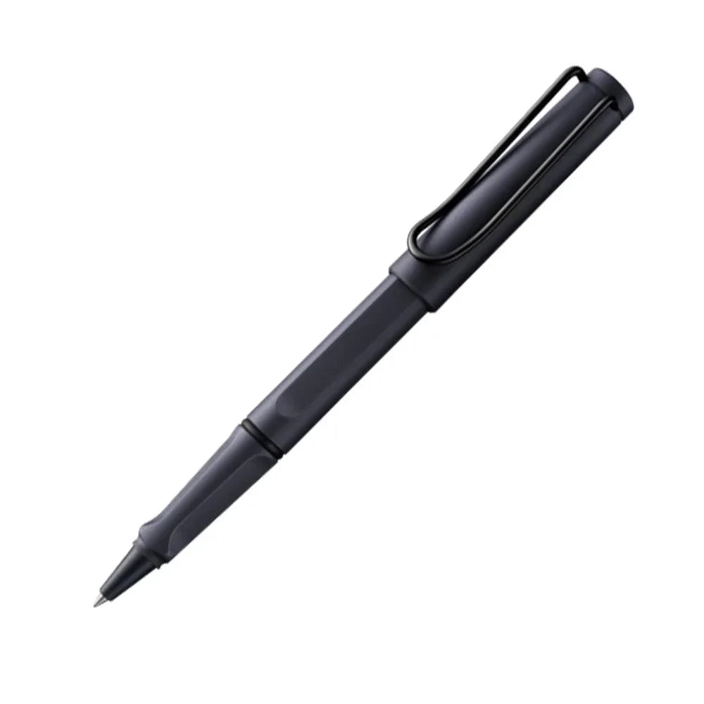 LAMY Safari Steel Black Rollerball Pen