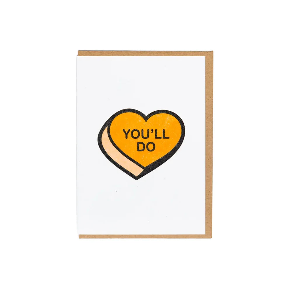 Lady Pilot Letterpress You'll Do Card